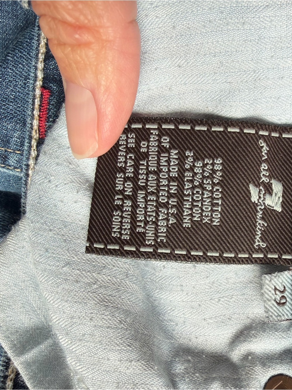 7 For All Mankind Dojo Jeans 29 Low Rise Flare Wide Leg Y2K Medium Wash - Picture 5 of 14